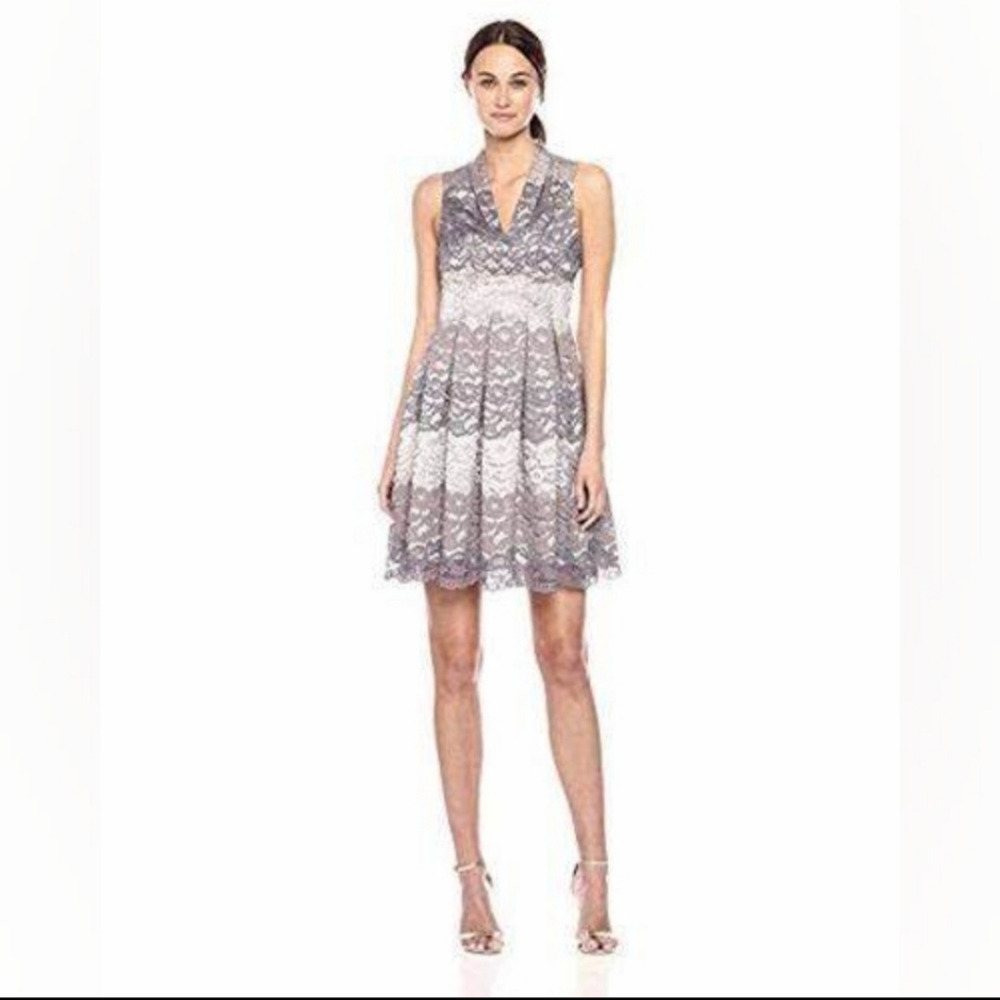 Vince Camuto fit to flare floral dress